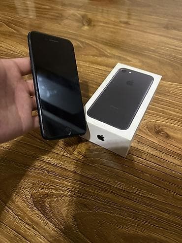 IPhone 7, Б/у, 128 ГБ, Черный, Коробка