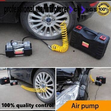 промышленные компрессор: Компрессор автомобильный+набор двухпоршневой + инструменты+бесплатная — 5