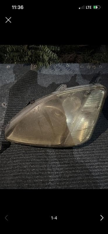 Передняя левая фара Honda 2003 г., Б/у, Оригинал, Япония