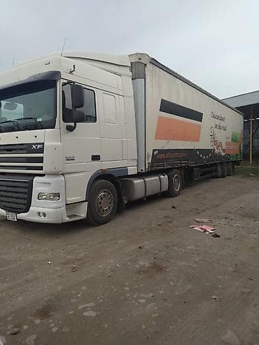 жак трос: Тягач, DAF, 2013 г., Тентованный — 3