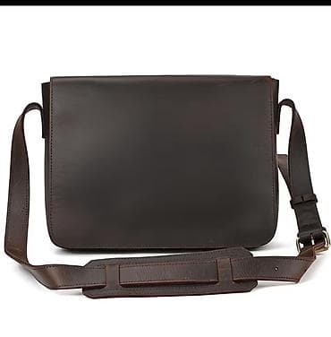 Сумка мужская из натуральной кожи. НОВАЯ!!! - Формат: горизонтальная