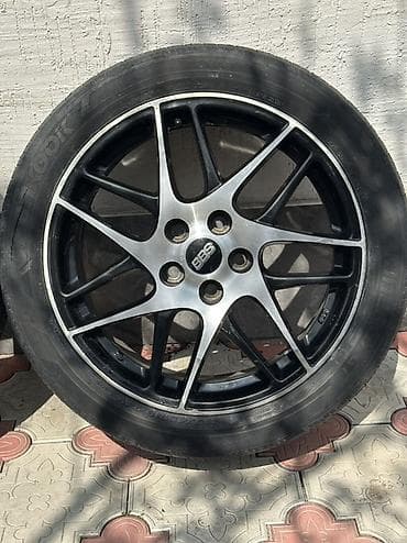 bbs 4 100: Колеса в сборе 235 / 45 / R 18, Лето, Б/у, Комплект, Легковые, Литые, отверстий - 5 — 7