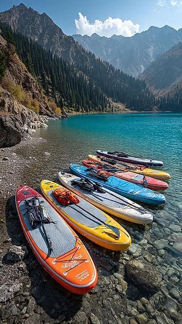 а4 одежда: SUP-доски для катания и туринга - Надувные SUP-доски разной длины и — 2