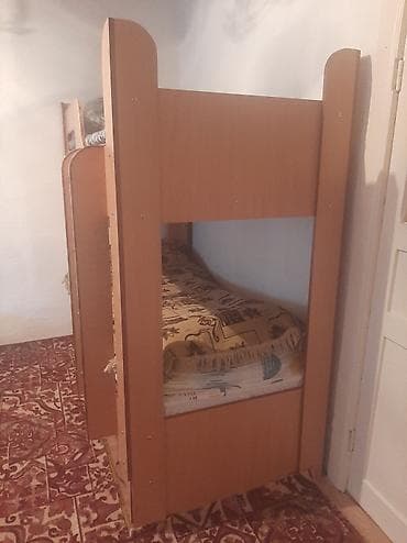 костюм игры в кальмара: Двухъярусная кровать + тумба/стойка под ТВ с акустикой 1) — 1