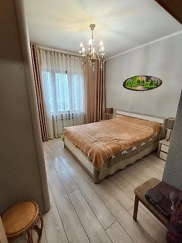 бишкек дом: 3 комнаты, 64 м², 105 серия, 2 этаж, Дизайнерский ремонт — 3