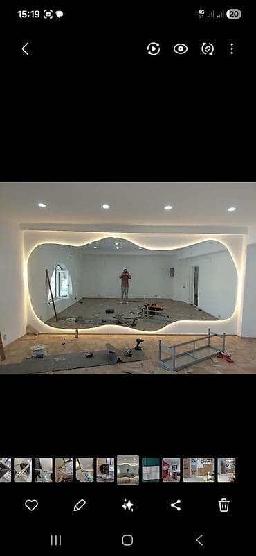 туалетный столик с зеркалом: Настенные зеркала с декоративной подсветкой и дизайнерскими решениями — 4