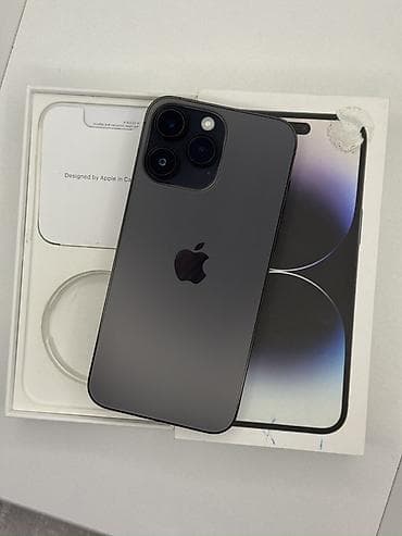 apple монитор: IPhone 14 Pro Max, Б/у, 256 ГБ, Space Gray, Коробка, 88 % — 1