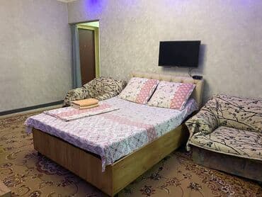 дом без хозян: 2 комнатная квартира на сутки Правда-Боконбаева Командированным — 7