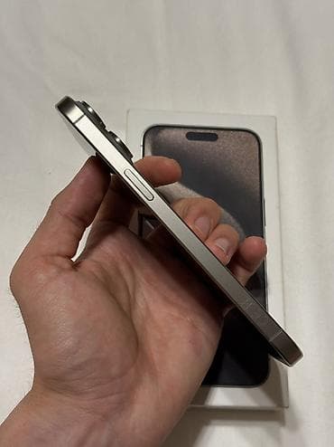 apple studio display: IPhone 15 Pro Max, Б/у, 256 ГБ, Natural Titanium, Коробка, 90 % — 10