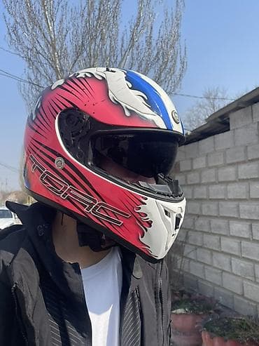 мотоцикл двигатель: Мотошлем, Б/у — 2