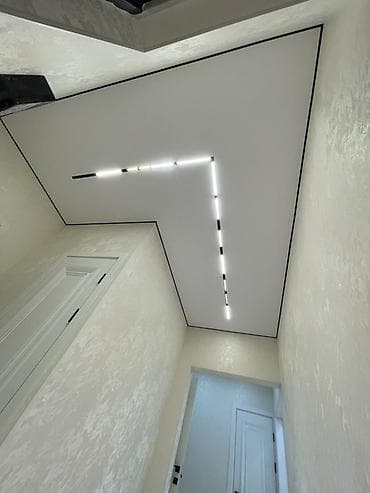 натяжные потолки в токмоке: Натяжные потолки с интегрированным освещением - Современные решения — 8