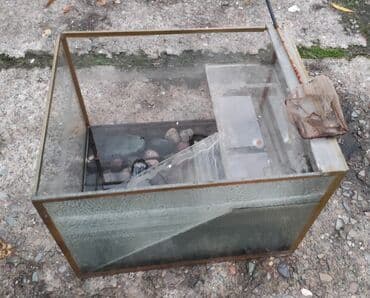 аквариум насос: Аквариум для ящерицы Наружный размер: 37см х 30см х 28см — 1