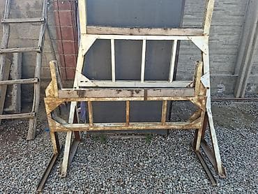 свара: Металлическая стойка-рама под листовые материалы/стеклопакеты — 1