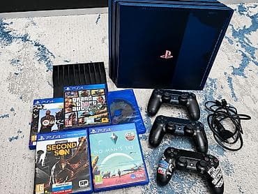 Техника и электроника: 🎮 Продаю PlayStation 4 Pro 1TB в отличном состоянии! ✅ Память: 1 ТБ ✅ — 1