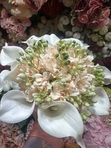 букет невесты искусственный: Свадебный аксессуар, Новый — 4