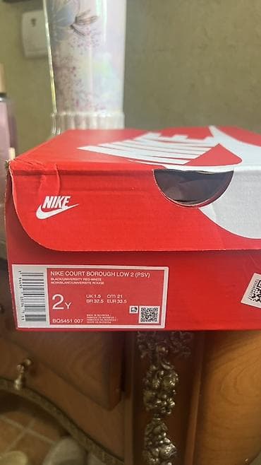 обувь жорданы: Nike Court Borough Low 2 (PSV) — детские кроссовки - Цвет — 3