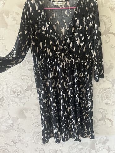 гипюровое платье для беременных: Повседневное платье, Осень-весна, На запах, M, L — 2