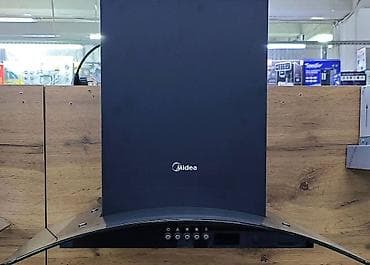 mix 3: Кухонная вытяжка Midea, купольная, с изогнутым стеклянным козырьком — 2