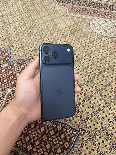 IPhone 17 Pro Max, Синий, Кабель, 100 %
