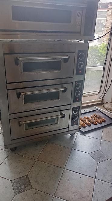 тандыр печь: Профессиональная электрическая печь для выпечки, 3 независимые камеры — 3