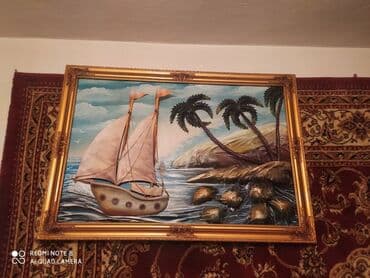 кожа костюм: Продаю картину из натуральной кожи, ручная работа, её привозили из — 2