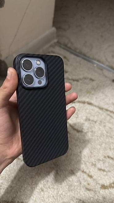 IPhone 13 Pro, Б/у, 256 ГБ, Sierra Blue, Чехол, 84 %