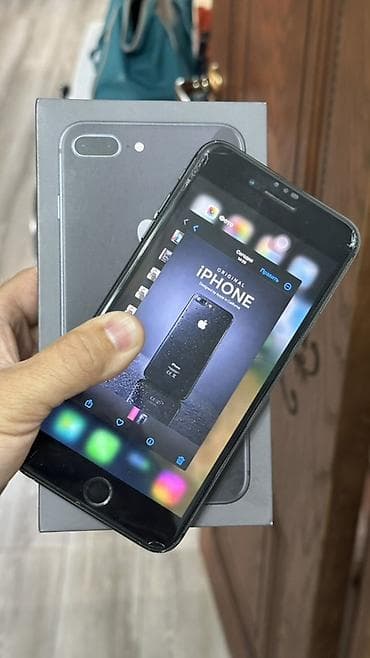 iphone cr: IPhone 8 Plus, 64 ГБ, Space Gray, Коробка, 74 % — 2
