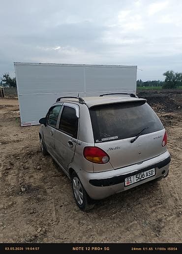 wuling mini ev: Daewoo Matiz: 2002 г., 0.8 л, Механика, Бензин, Хэтчбэк — 2