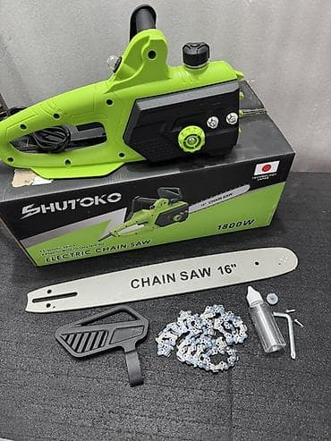 Инструменттер: Чынжырлуу электр араа Жаңы, Электр кубатынан, 1800 Вт — 2