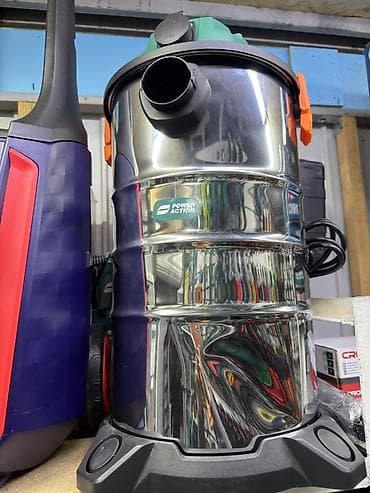 Курулуш жабдуулары: Промышленный пылесос Power Action (нержавеющая сталь) - Модель с — 1