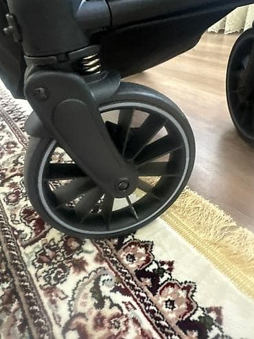 коляски для ребёнка: Коляска, цвет - Серебристый — 6