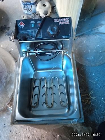 кафе шашлык: Электрическая фритюрница настольная (Electric Fryer) - Материал — 2