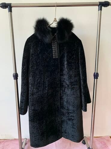 свадебные платья в бишкеке цены на прокат: Шуба женская, цвет черный. - Материал: Натуральный — 1