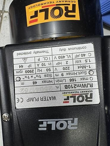 насос для воды 12 вольт: Насос для воды ROLF RWM2M108 (Germany Technology) Тип: поверхностный — 1