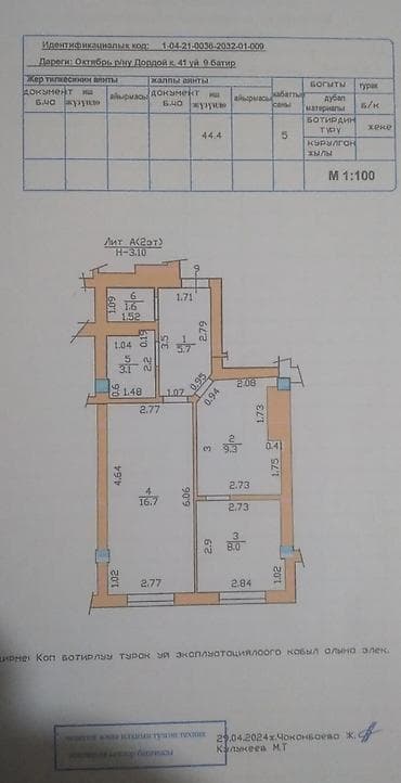 мадина кв: 1 комната, 45 м², Элитка, 2 этаж, Евроремонт — 8