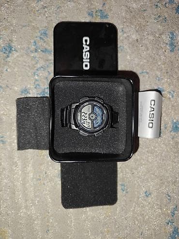 casio edifice: Спортивные часы часы, Casio (G-Shock), Компас, Таймер и секундомер, Водонепроницаемые, Оригинал, Мужские, Б/у — 1