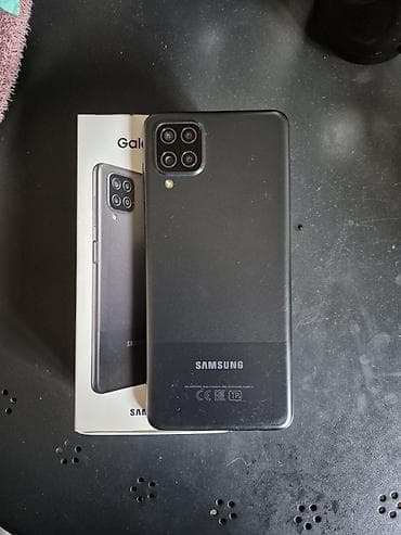 iphone 8plus 256: Samsung Galaxy A12, Б/у, цвет - Черный — 2