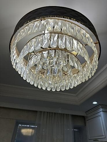 люстры турция купить: Потолочная люстра с кристаллами и мягким кожаным обрамлением - Тип — 5