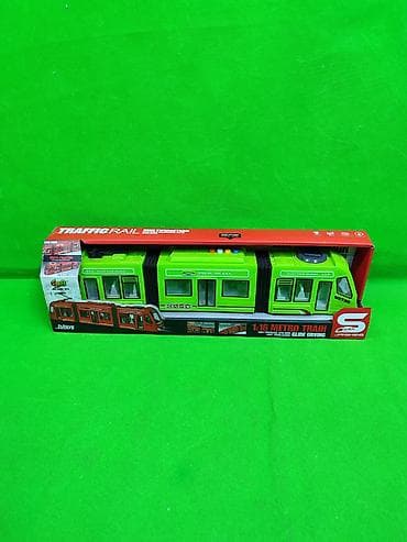 Оюнчуктар: Трамвай игрушка музыкальная🚋 Комплектация товара: трамвай и 3 — 1