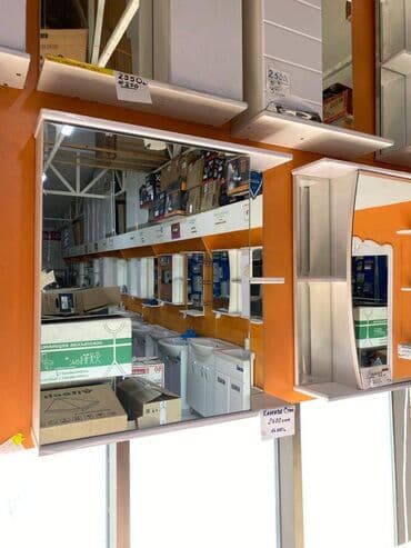 наклейка зеркало: Зеркало для ванных комнат — 3