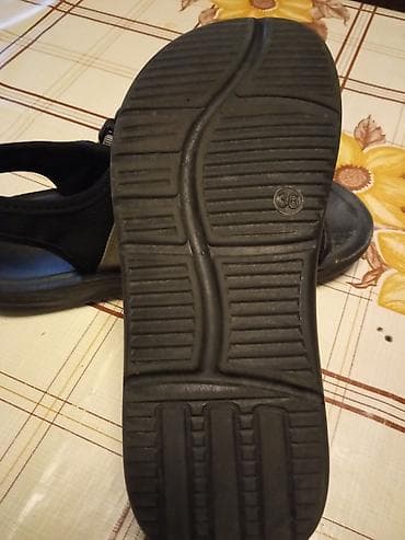 сандали 21 размер: Мужские сандалии, 36, Б/у, цвет - Черный — 3