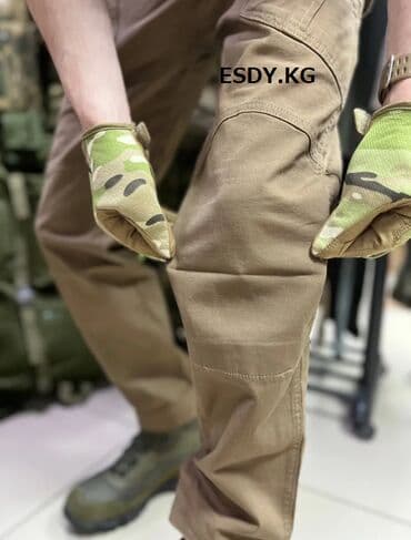 одежда муж: Брюки универсальные, хлопок, осень-зима, оригинал S.Archon! Брюки — 5