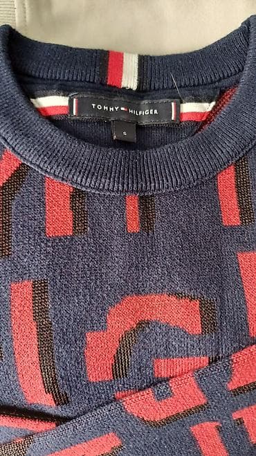 glo gang: Мужской свитер, S, Tommy Hilfiger, Новый, цвет - Синий, Платная доставка — 1