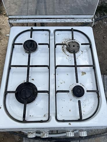 16 max: Газовая плита с духовкой, 50×60 см - 4 газовые конфорки разного — 2