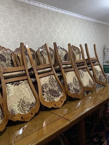 дизайнерские компьютерные столы: Стол и стул для зала, цвет - Бежевый — 2