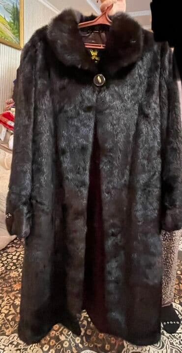 теплый и удобный: Элегантная женская шуба от "Королева" из натурального меха норки — 1