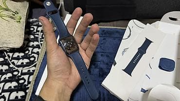 gps маяк для животных: Apple Watch Series 7 GPS, 45 мм — алюминий (цвет Blue) с силиконовым — 6