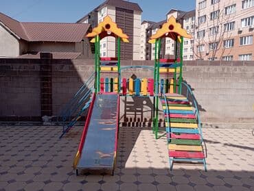 домик для: Детские горки. Для малышей и детей постарше. Для детских садов и — 12