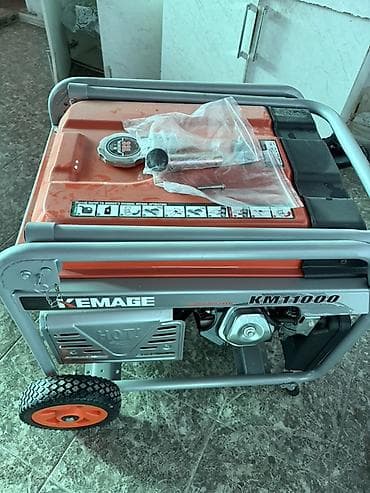 Үй жана бакча үчүн баардык: Бензиновый генератор KEMAGE KM11000 - Номинальная мощность: 8500 Вт - — 4