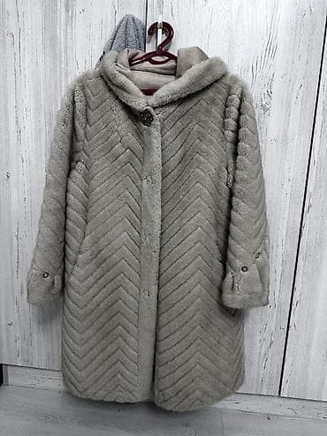 Аксессуарлар: Шуба из норки, цвет светло‑серый (пепельный), пошив “ёлочка”. - Крой — 1